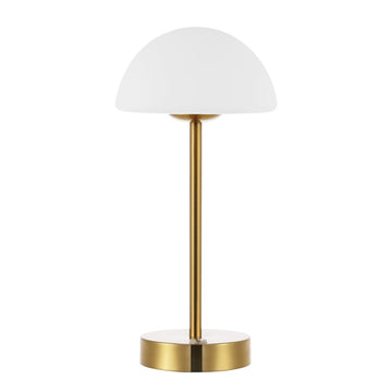 Xavier 12.5" Modern Minimalist Iron Rechargeable Integrated LED Table Lamp - JONATHAN Y